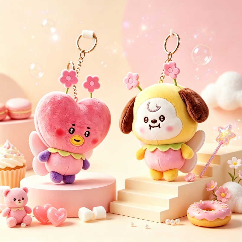Florist Supplies - BT21 Cherry Blossom Flower Series Plush