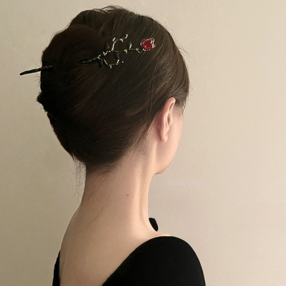 Vintage Metal Red Rose Flower  - đánh giá và giá Florist Supplies