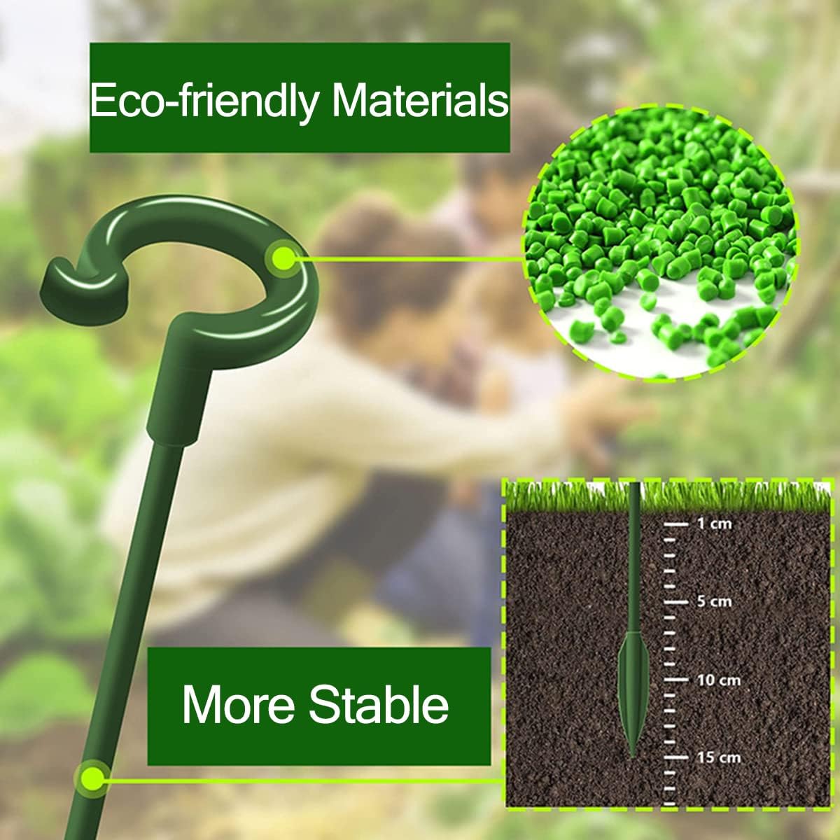 5/10pcs Plant Support Stakes P - đánh giá và giá Florist Supp
